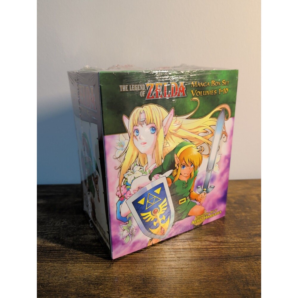 The Legend of Zelda Manga Box Set Volumes 1-10 Sealed With Poster (Paperback)
